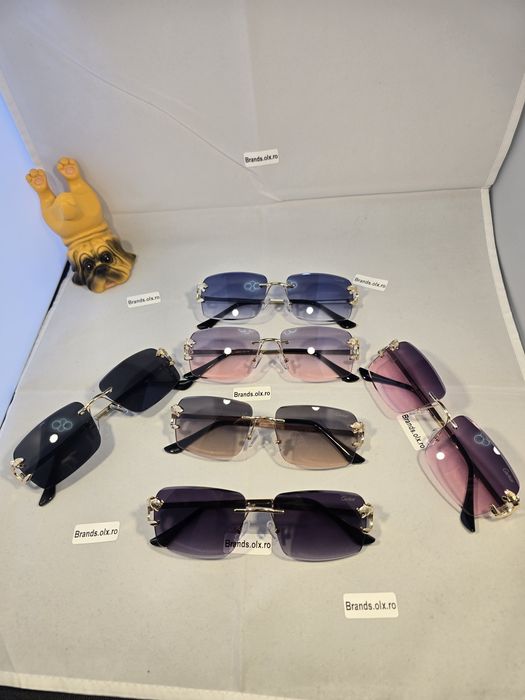Ochelari de soare Cartier Rimless, 17594, made in Italy, pret per bucata