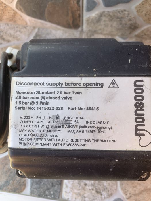 Vand pompa 220,functionala