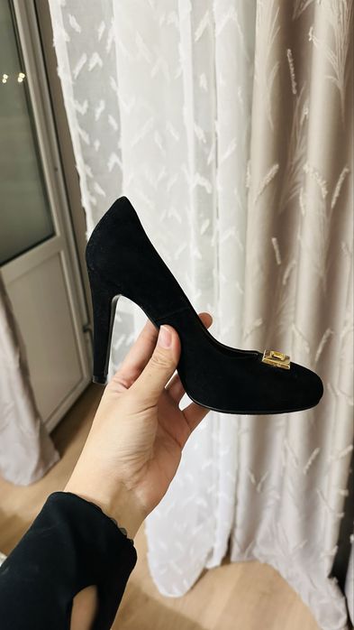 Туфли замша натуральная