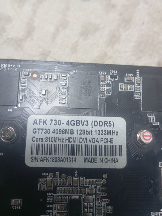 Видеокарта GeForce GT 730 4гб