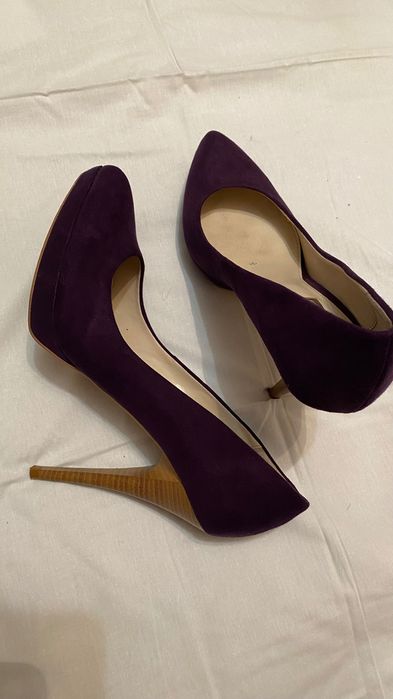 Pantofi Zara piele intoarsa 39