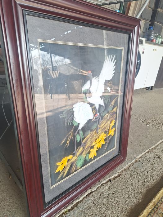 Картина аист 3д .