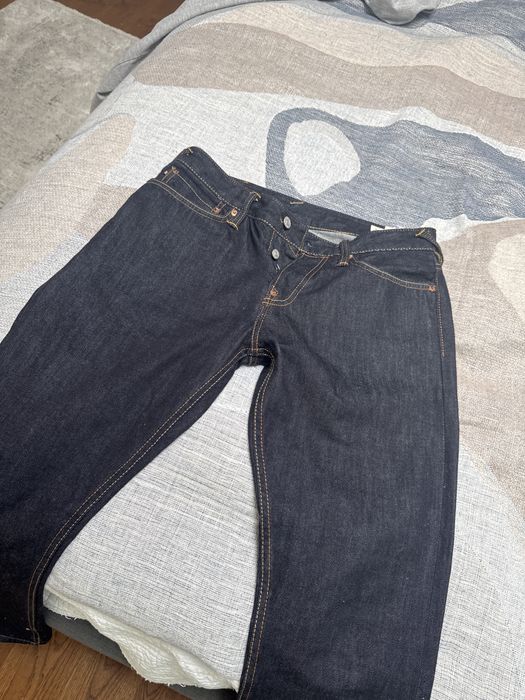 Blugi Evisu Albastru Inchis