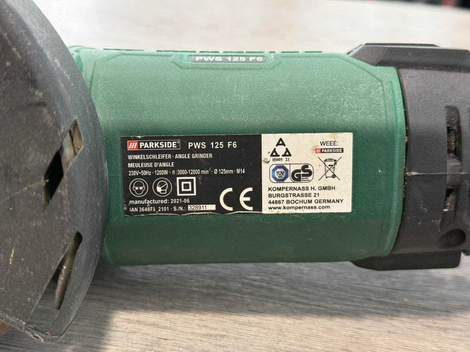 Ъглошлайф Parkside PWS 125 F6 1200W 230V