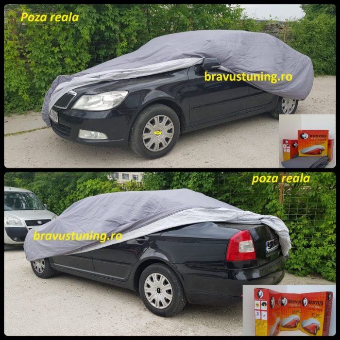 Prelata Husa auto CAUCIUCATA , Impermeabila Skoda,Audi,Volkswagen,Kia