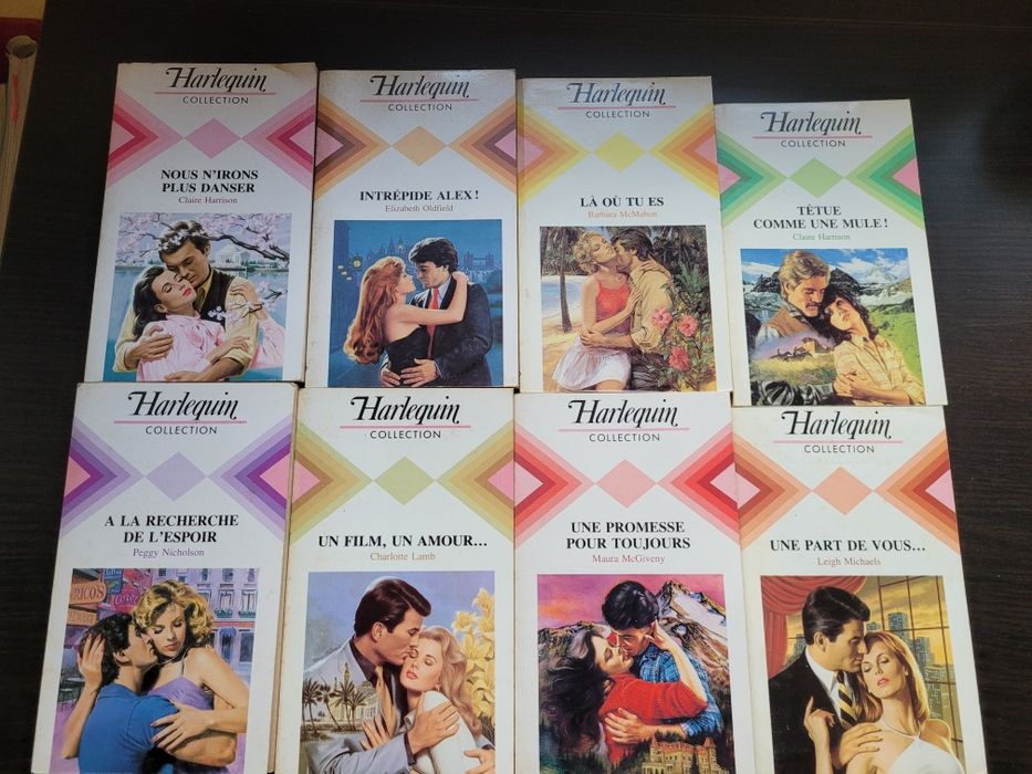37 заглавия от романтична колекция Арлекин на френски език