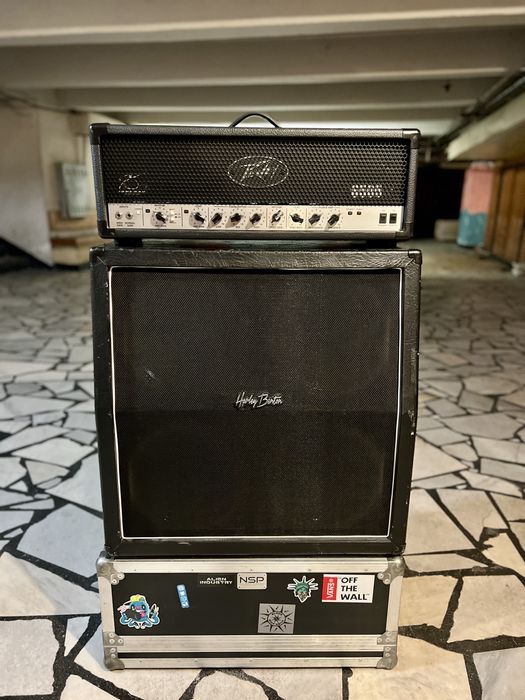 Китарен усилвател Peavey 6505 USA 120w + flight case, мек калъф и foot