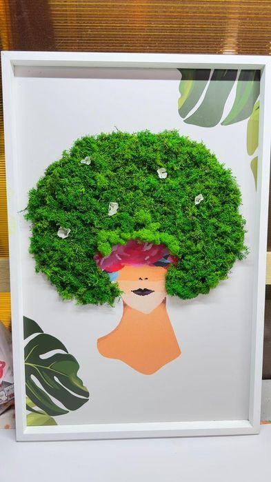 3D картина из мха (панно)