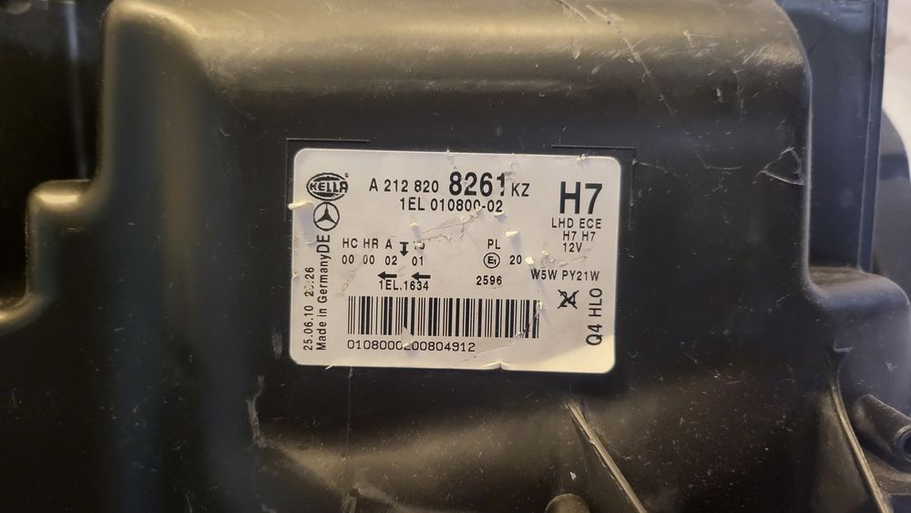 Far halogen Mercedes E Class w212