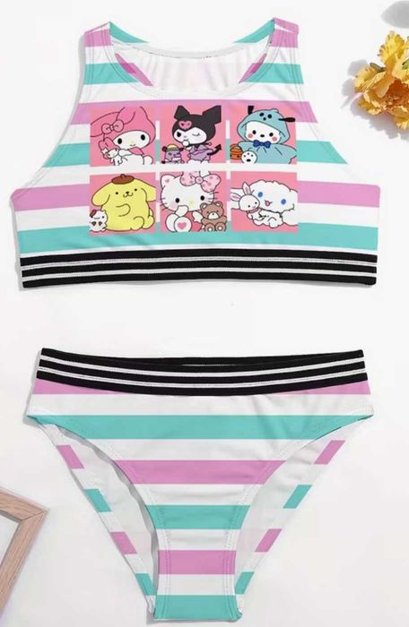 Детски бански за момиче 2 части 140 НОВ