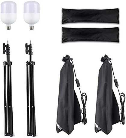 Kомплект софтбоксове за студийно осветление с трицветни крушки 135W