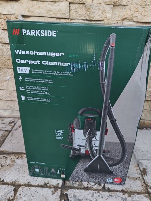 Aspirator Parkside injectie-extractie, pt spălare tapițerie auto,canap