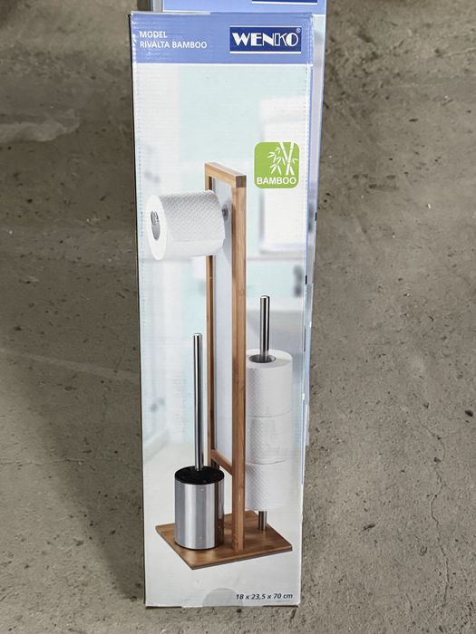 Стойки за тоалетна хартия с четки на WENKO
