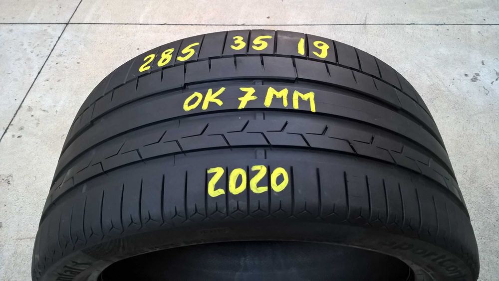 O anvelopa vara 285 35 19 continental sportcontact 6 cu 7 mm 2020