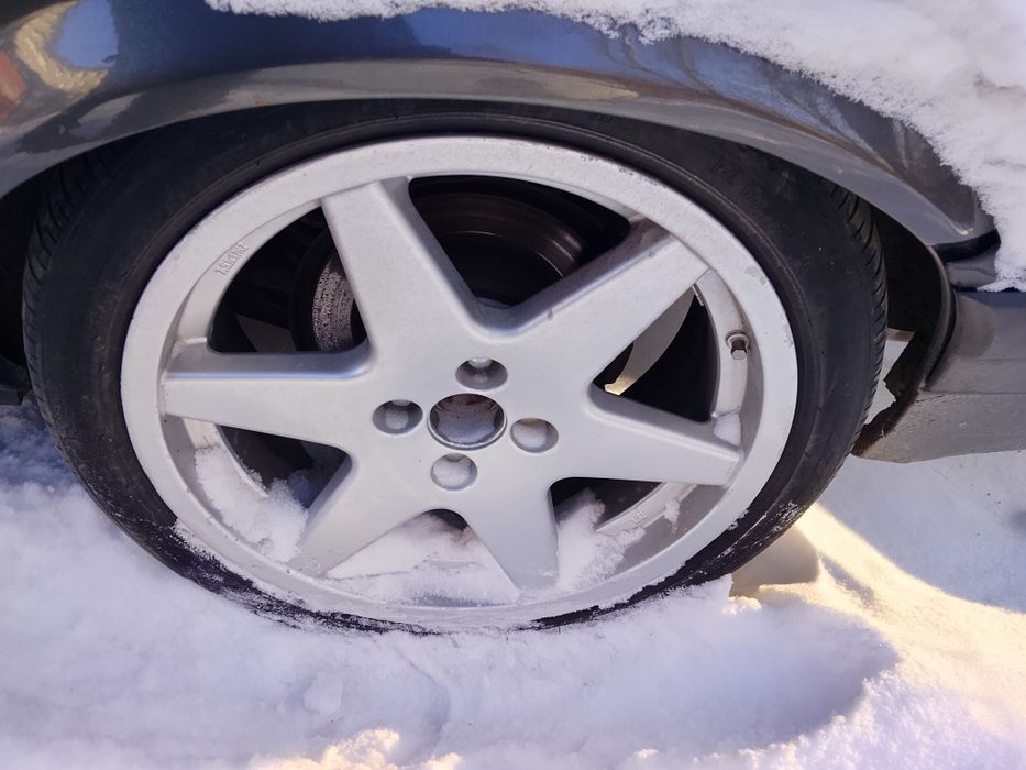 Диски r17 4×100 ej 7.5 с резиной