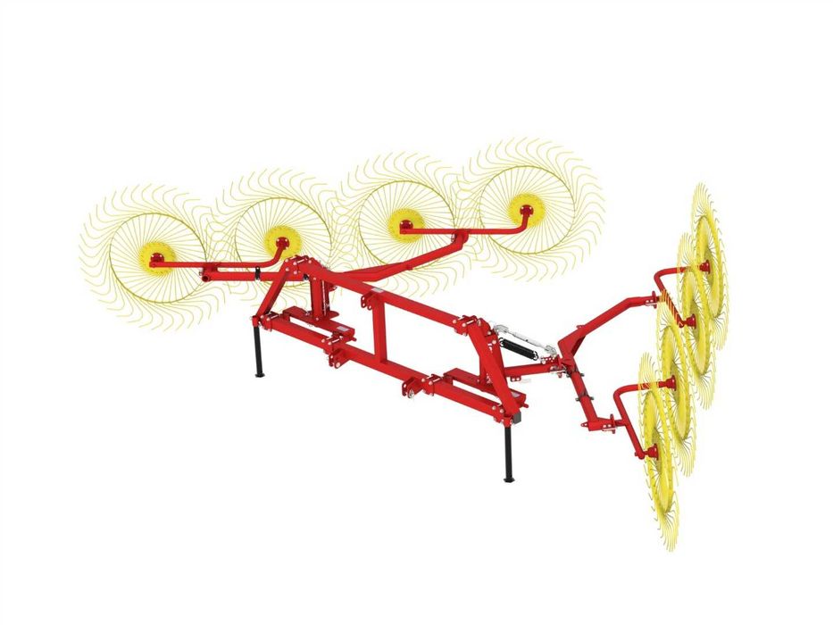 Грабли колесно-пальцевые «HARVEST» PWR 8