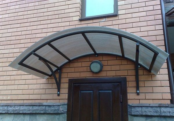 Навес козырек лавка