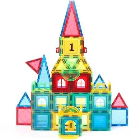 Set de constructie magnetic 3D 103 piese jucarii MAGPLAYER