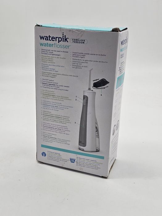 IrigatorDus bucal, Waterpik Freedom WF-03, portabil, cu baterii