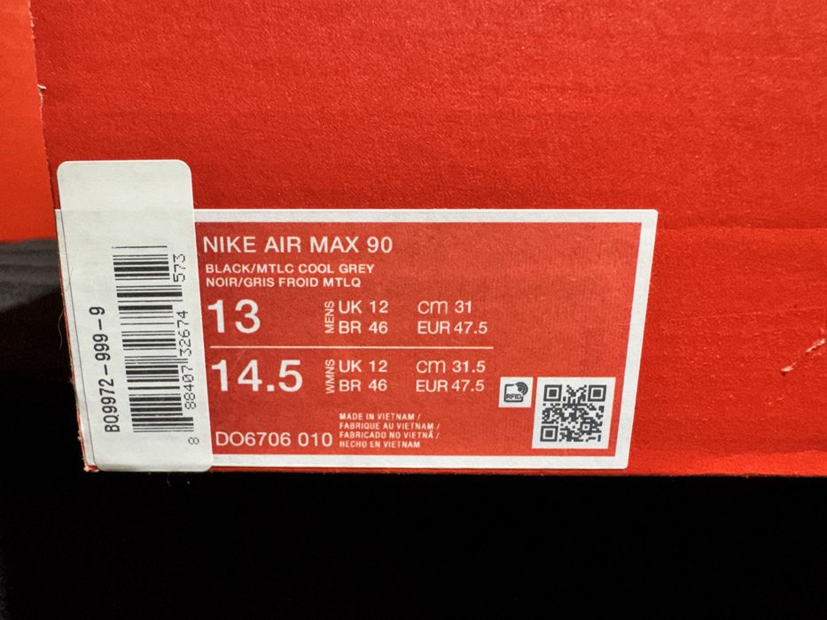Оригинални! Nike Air Max 90 - 47.5 Shoemag