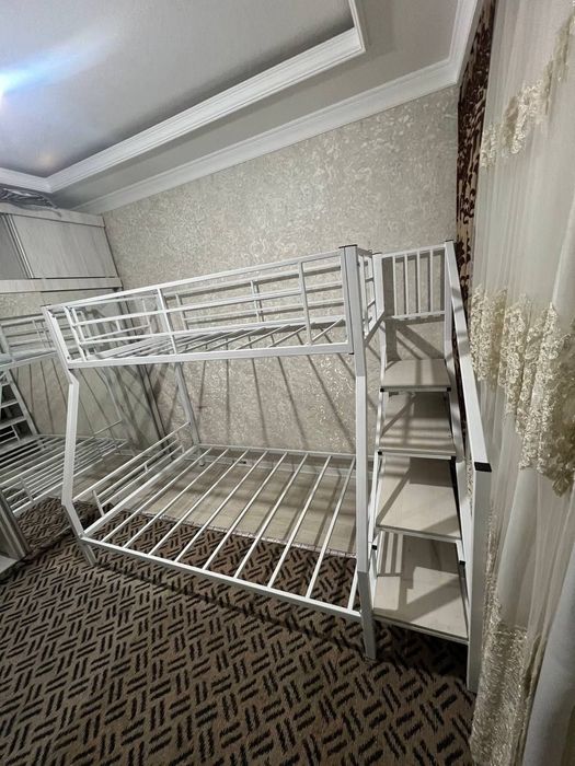 Двухъярусная кровать Loft krovat темир крават metal kalavat Лофт