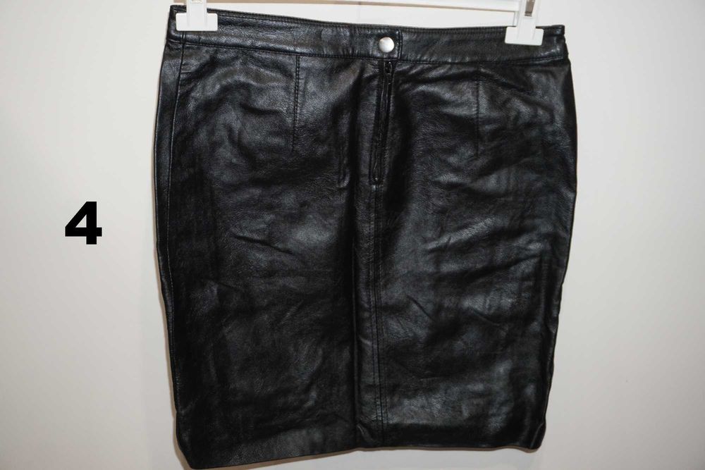 Лот от 10 Кожени Поли от Естествена и Изкуствена кожа Zara/TopShop/H&M