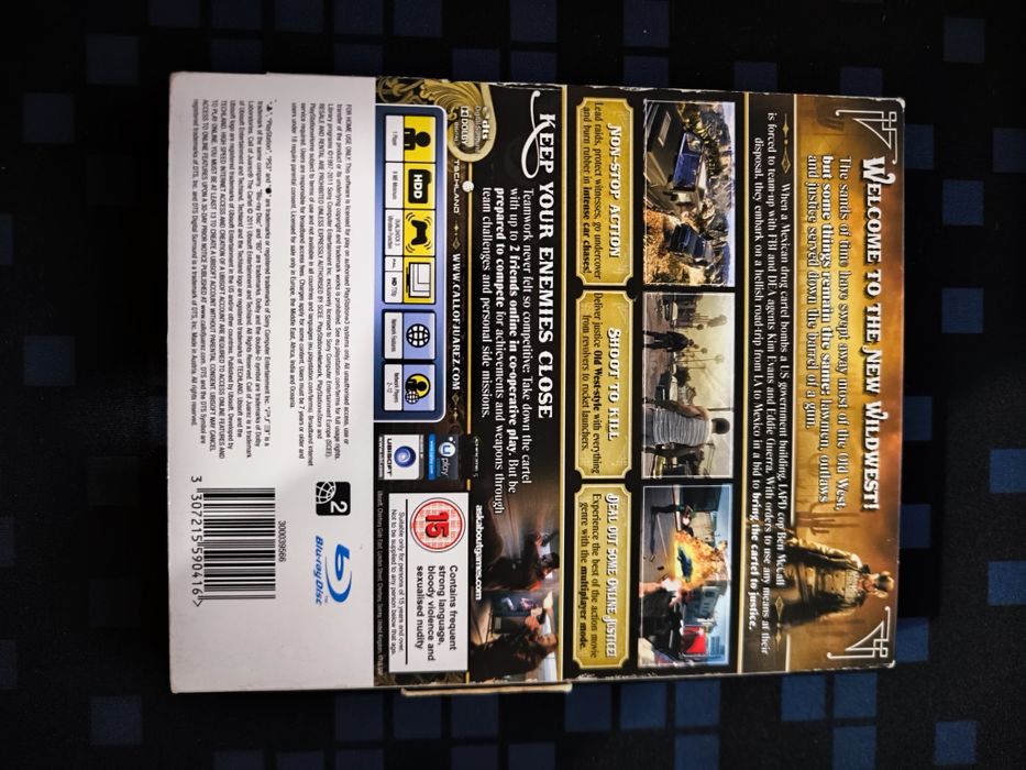 Call of Juarez the Cartel Special Edition Paper Sleeve 45лв PS3 ПС3