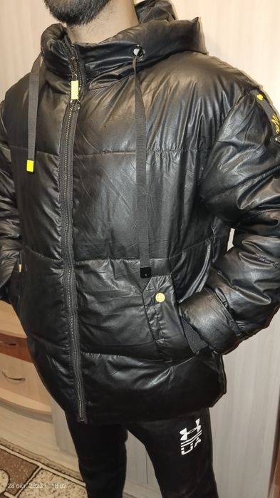 Куртка экокожа оверсайз