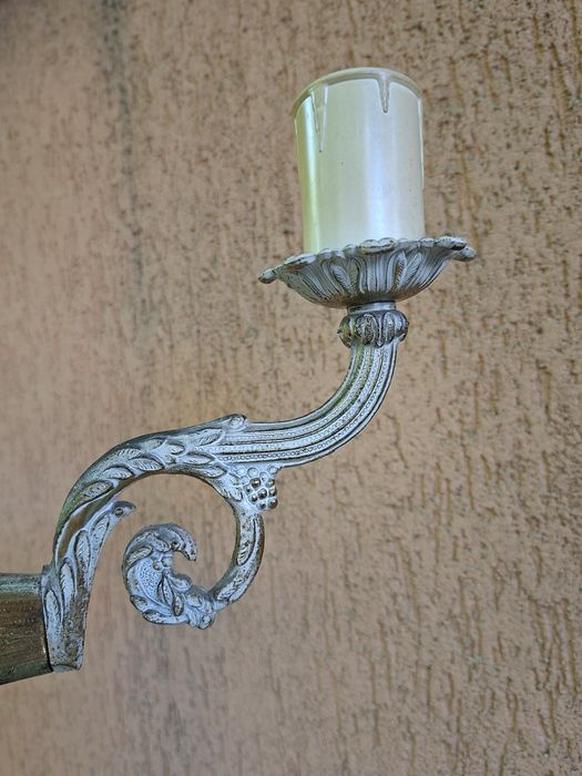 Candelabru, lustra bronz
