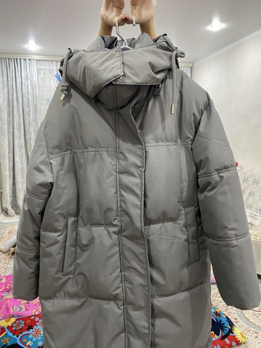 длинная зимняя куртка