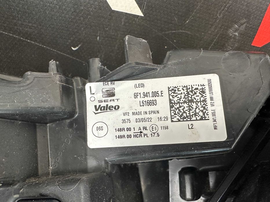 Фар фарове ляв LED Seat Ibiza 5 6F Facelift Сеат Ибиза 6Ф Arona Арона