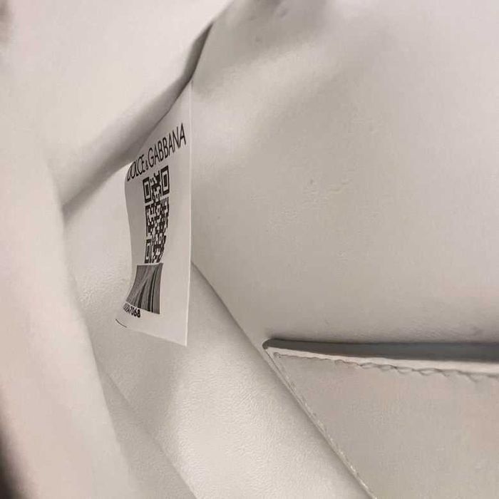 Geanta Dolce Gabbana Girls alb, 21 cm, Premium