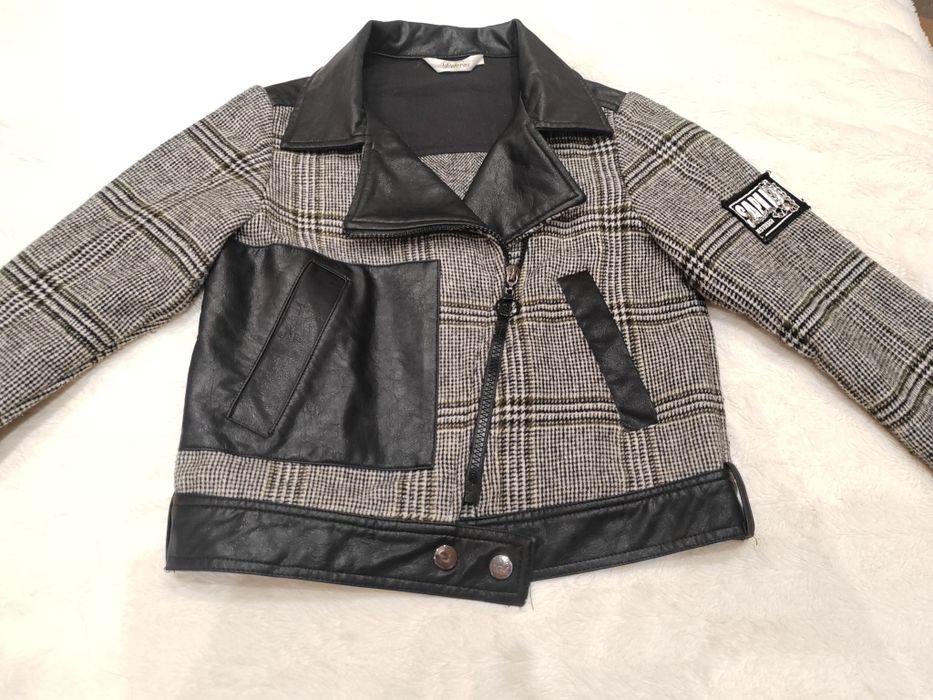 Куртка на девочку Весна Клетка