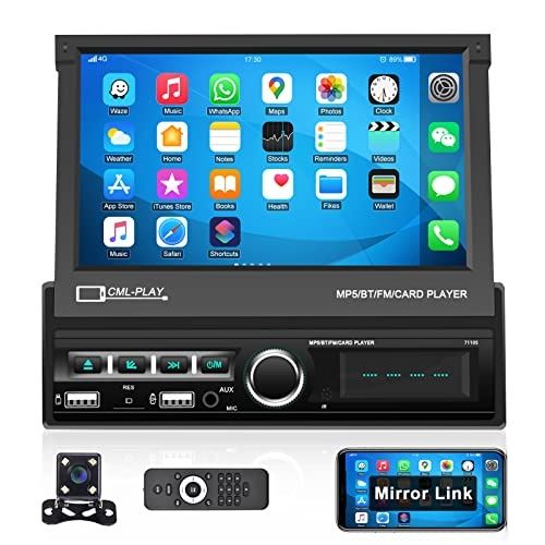 1 дин навигация Андроид мултимедия CARPLAY един дин 1 din android aux ...