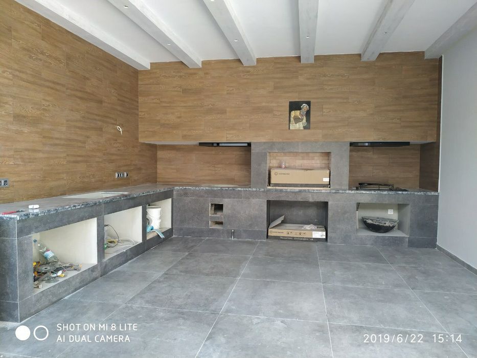 ПО ПРОЕКТУ Летняя кухня под ключ. Барбекю.