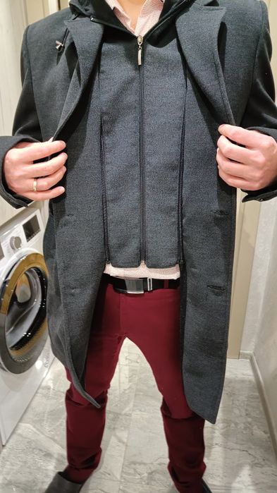 Мъжко палто от вълна