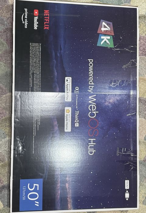 TV Web Os Hub 50"  127cм диоганаль