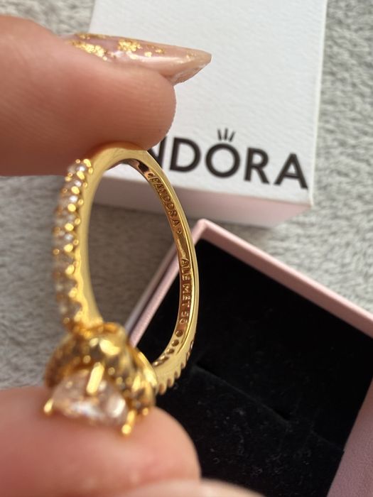 Inel Pandora placat cu aur 14K