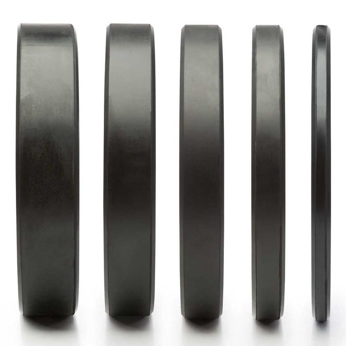 Сет Олимпийски Дискове ATX Gym Bumper Plate 150 кг, Фитнес Тежести