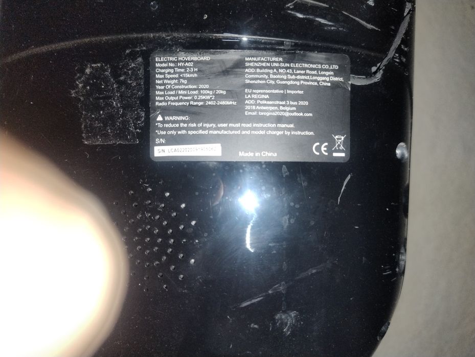 Vind Hoverboard folosit fără încărcător