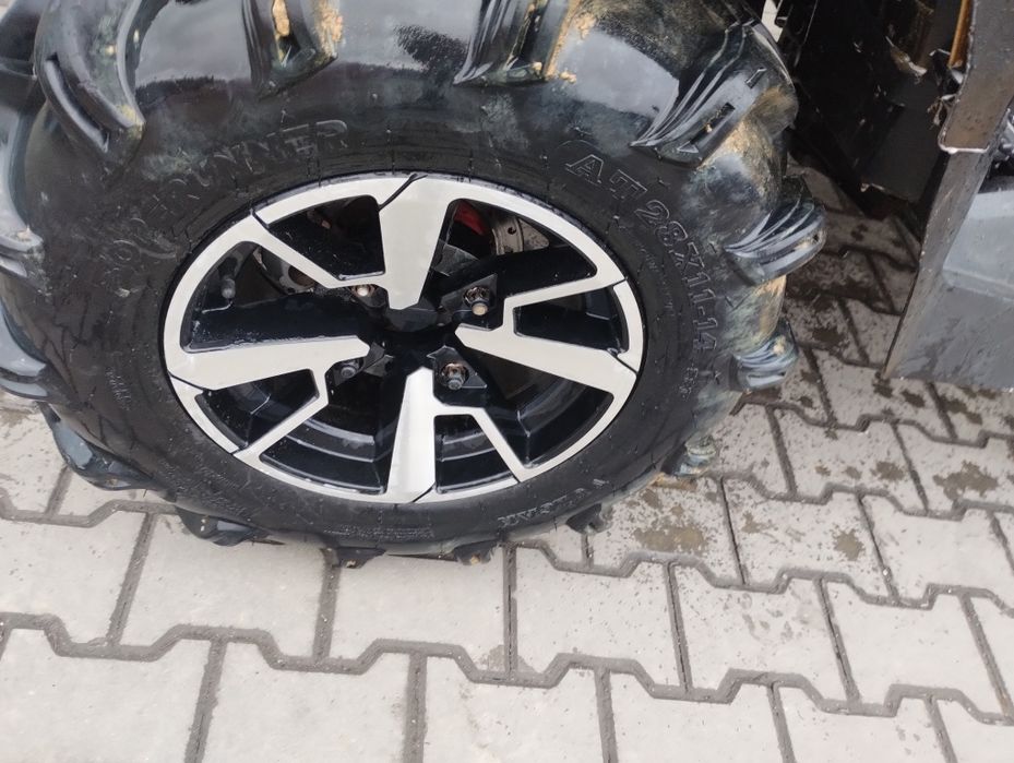 Jante can am  outlander, cauciucuri r14, 28x11x14,28x9x14