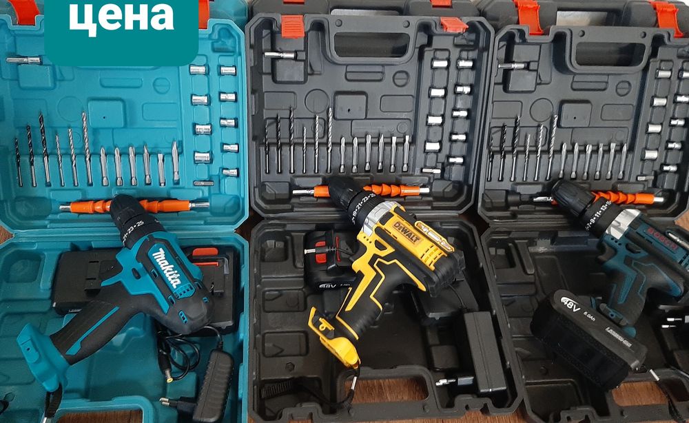 Продаётся новый разные шурупавёрт и инструменты