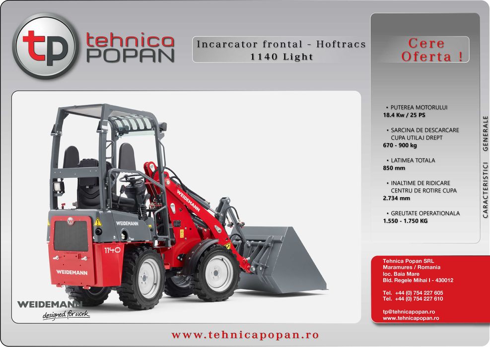 OFERTA finantare la toata gama -WEIDEMANN