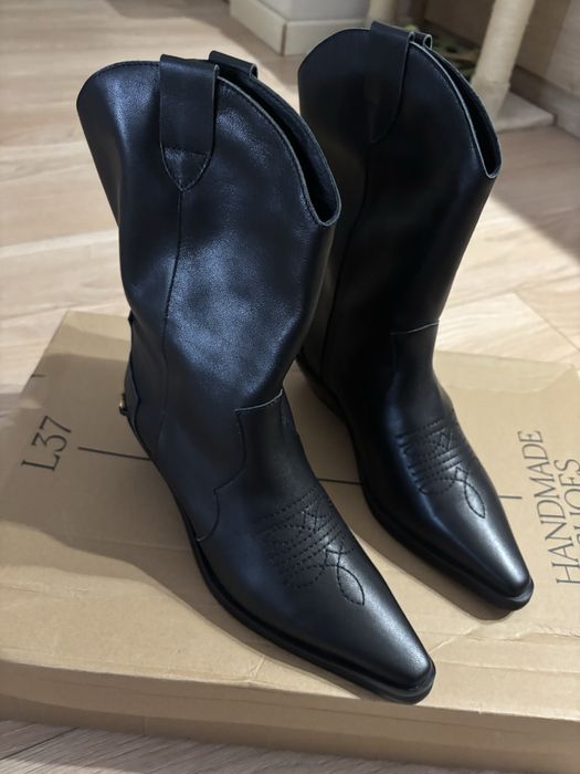 Cizme cowboy dama piele