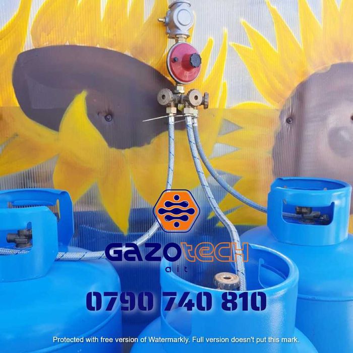 Butelii GPL cu minicentralina regulator inclus ,filtru, racord