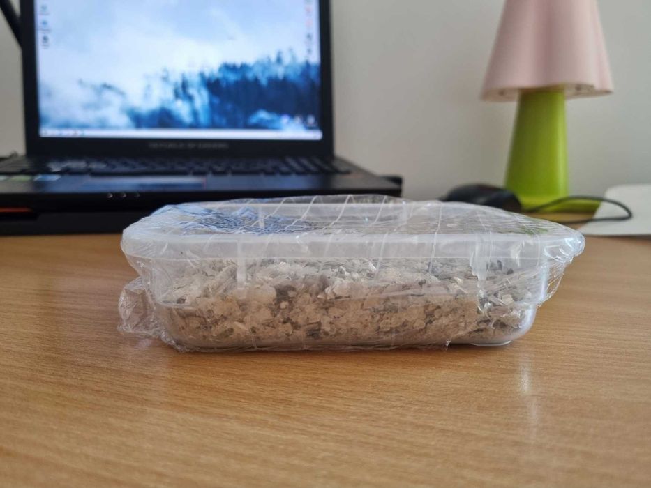 Fulgi decorativi de mică argintie, piatră semiprețioasă, 100g