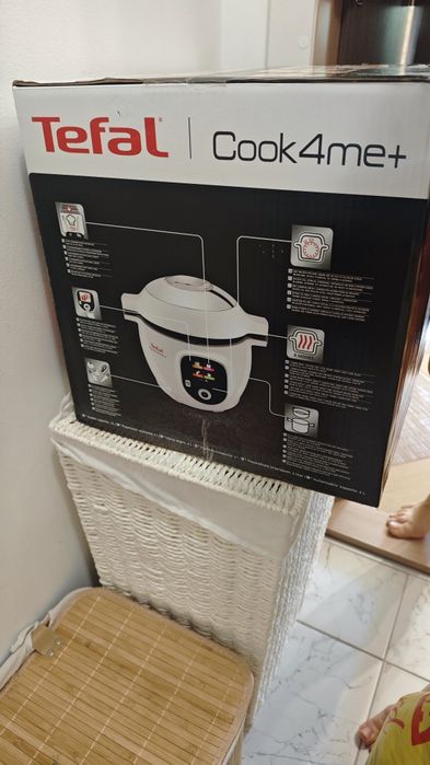 Мултикукър Tefal Cook 4 me + Tefal - COOK4ME 1600W, 6 програми, бял