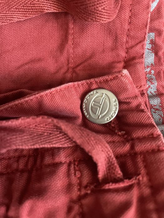 Pantaloni cargo rosii Sergio Tacchini
