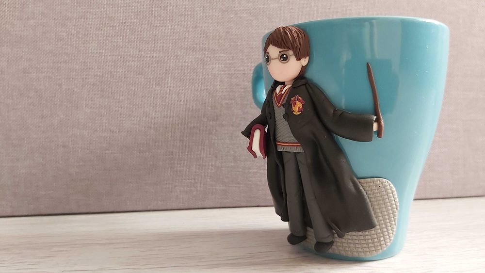 Cadou copii cana figurina Harry Potter