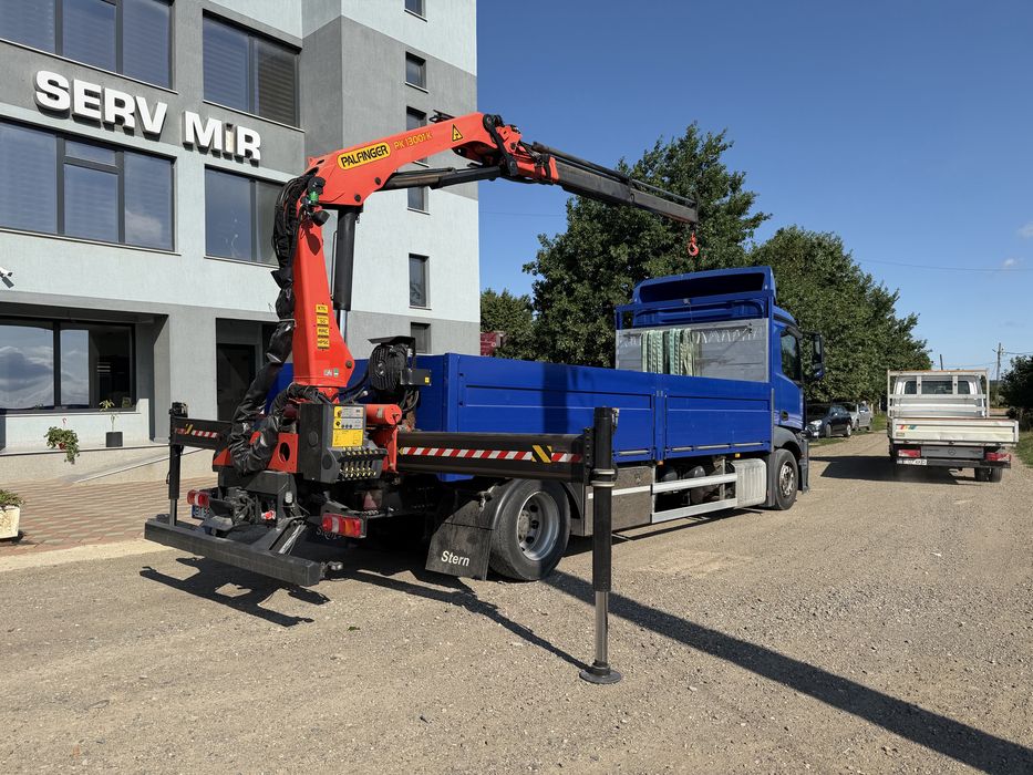Mercedes Benz Antos 1833 cu macara PALFINGER PK13001K